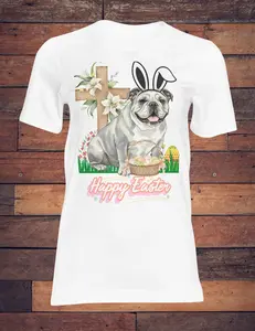 Bulldog Easter T Shirt