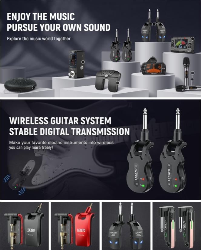 LEKATO MW-1 5.8Ghz PRO Wireless Microphone Transmitter Receiver Set,Plug-on XLR Microphone Wireless System Kit for Dynamic Mic,Audio Mixer,DSLR Camera,PA System,Music Player Guitar Bass Drum Singer Song Maker Voice Video Record Valentine's Day Gift LEKATO MW-1 5.8Ghz PRO Wireless Microphone Transmitter Receiver Set,Plug-on XLR Microphone Wireless System Kit for Dynamic Mic,Audio Mixer,DSLR Camera,PA System,Music Player Guitar Bass Drum Singer Song Maker Voice Video Record Valentine's Day Gift