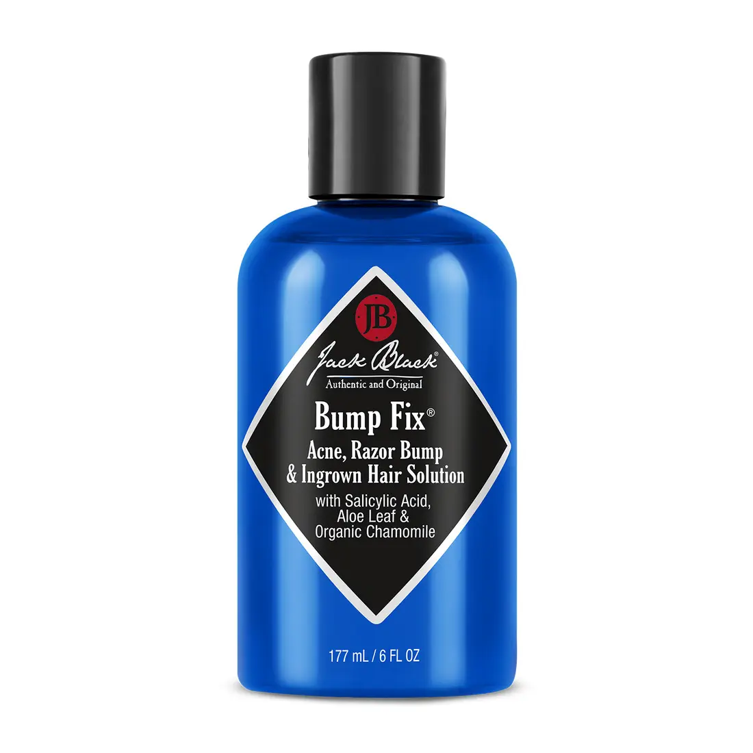 Jack Black Bump Fix Acne Treatment Razor Bump & Ingrown Hair Solution with Salicylic Acid, Aloe Leaf & Organic Chamomile 6 FL OZ