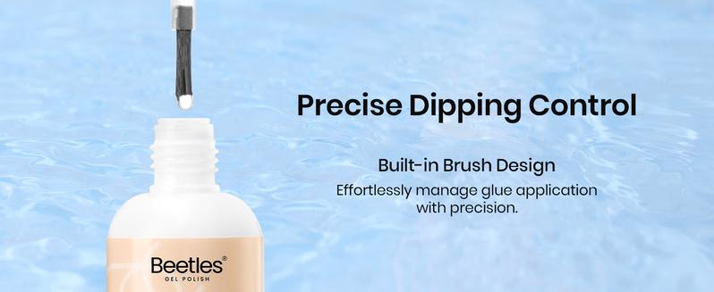 Beetles Nail Glue Remover -for Press on Nails air dry nail glue,Not for Uv Gel Glue or Gel Polish, False Nails Glue Remover for Fake Nail Tips Acrylics Nails Adhesive Includes Cuticle Pusher Fall Nail Halloween Nail Black Friday Winter Nail Christmas Gift