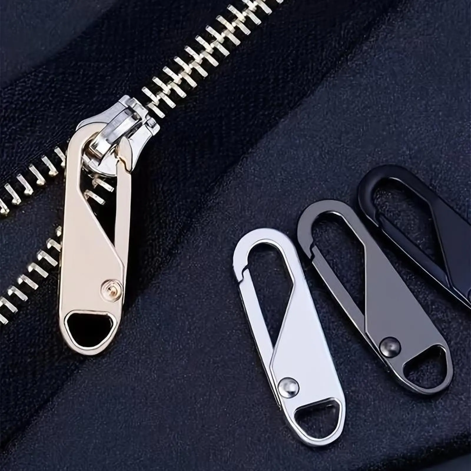 20pcs Puller DIY Sewing Craft,Zipper Slider Zipper Instant Zipper,Repair Kit Replacement Travel Bag Zipper, Travel Essentials.