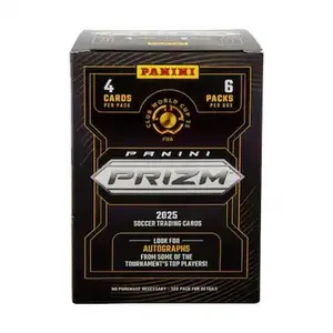 Panini - Prizm 2025 FIFA World Cup Men's Soccer Blaster Box | 6 Packs, 4 Cards Per Pack - Multi-Colored