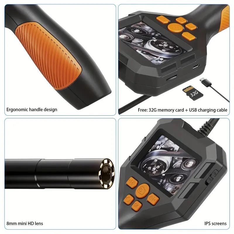 1080P HD Endoscope Camera | Home DIY Tool for Pipe Sewer & Car Engine Inspection ️ #HomeTool #DIYInspection #HouseholdRepair #PipeCamera #CarDiagnosticTool