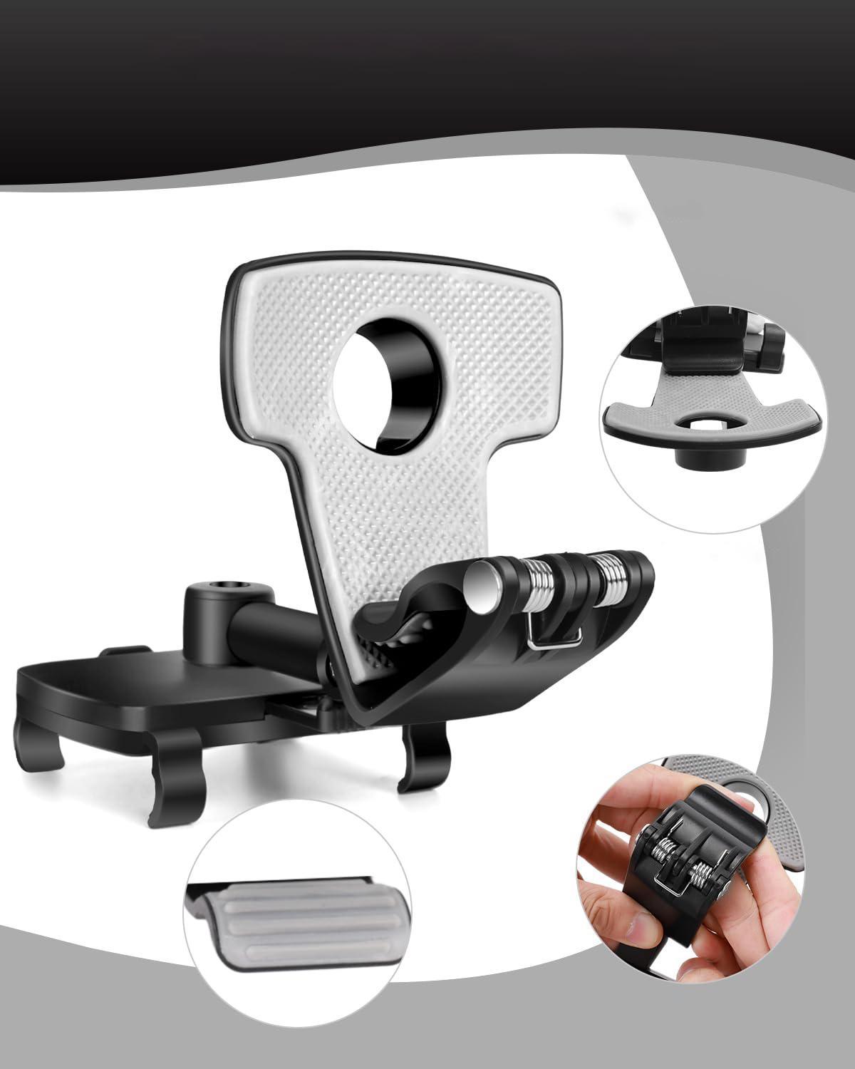 360 Degree Rotation Dashboard Car Phone Holder - Multifunctional One Hand Operation Clip Design Phone Mount Suitable 4-6.5 inch phones - Car accessories