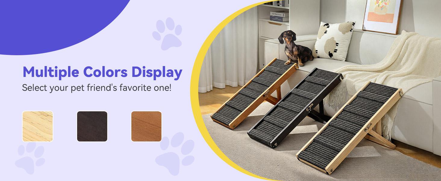 2026 Upgraded Dog Ramp for Couch, Foldable Small Dog Ramp for Low Bed, 4 Adjustable Height from 13'' to 21", Portable Stable Pet Steps with Non-Slip Pad, Pet Ramps Use for Sofa Couch Stairs 2026 Upgraded Dog Ramp for Couch, Foldable Small Dog Ramp for Low Bed, 4 Adjustable Height from 13'' to 21", Portable Stable Pet Steps with Non-Slip Pad, Pet Ramps Use for Sofa Couch Stairs