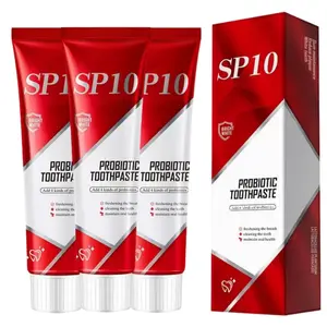 3pcs SP 10 Probiotic Toothpaste Whitening – Improve Oral Health with Dental Probiotic and Spry Probiotic Toothpaste for a Brighter Tooth