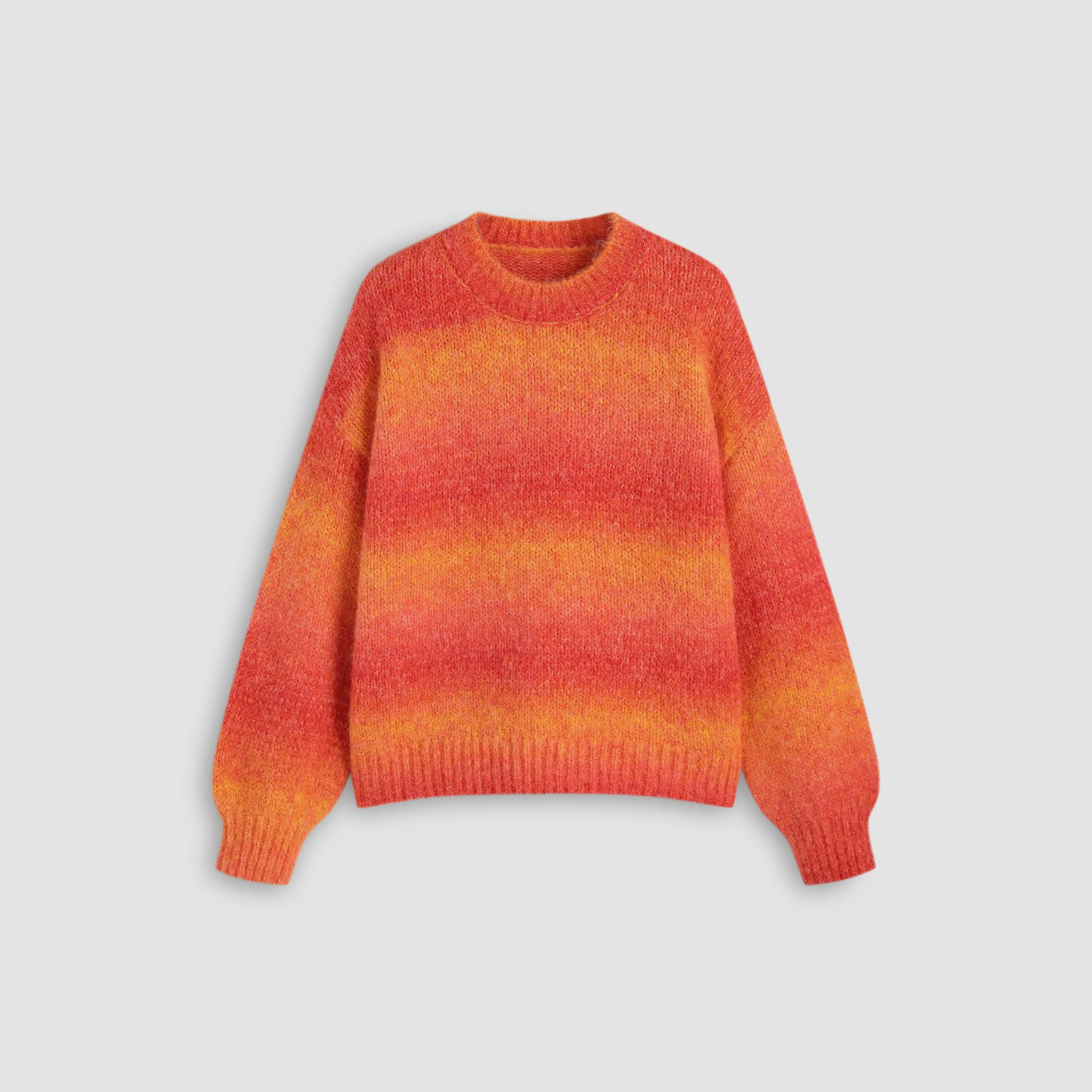 Cider [size 2-10] Wool-blend Stripe Ombre Sweater SohoChic