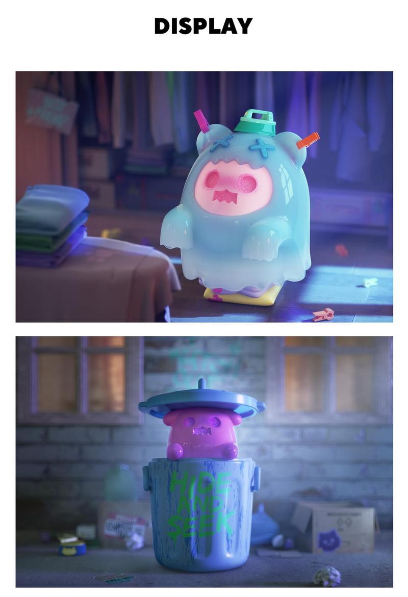 [FINDING UNICORN] 【Live Unboxing】ShinWoo Ghost Bear House Series Blind Box Cute Figures Desktop Ornament Collectible Toys Birthday Gifts HPK7ACZTKA