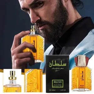 Men's Eau De Toilette Spray, 3.4 Fl Oz (100ml) - Long-Lasting Citrus Floral Amber Scent | Top Notes Grapefruit & Vanilla | Heart Notes Jasmine & Lily of the Valley | Base Notes Amber | Luxury Fragrance for Daily & Evening Wear