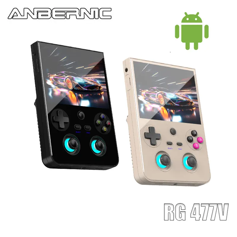 ANBERNIC RG477V Retro Handheld Game Console RG 477V 4.7-inch LTPS 64 Bit Game Player Dimensity 8300 Online Multiplayer Streaming Gift