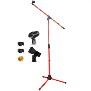 5Core Tripod Mic Stand Adjustable Holder Floor Microphone Boom Arm Durable Metal