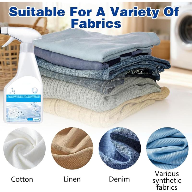 Stain Treater Spray, Dry -On-The-Go Spray, Cozy Home Stain er And Spot Remover​, No Water, No Waiting, Removal Grease, Ink & Wine For Clothes, Shoes, And Fabrics(10.5(Fl Oz))