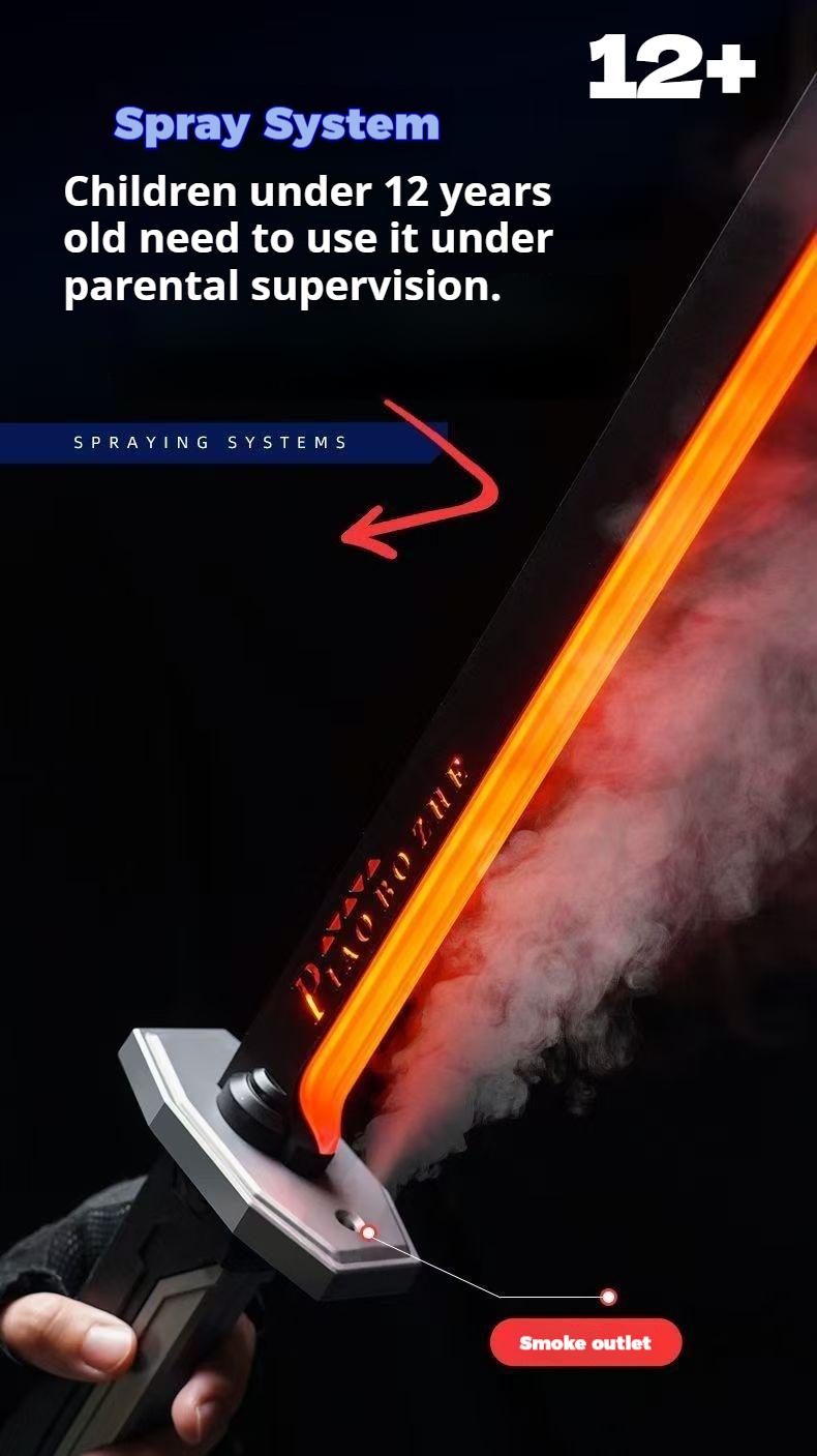 In Stock Spark Edition DKD 31.5" Cyberpunk SparkBlade Lightsaber Toy with Sound & Fog, Eight-Color Streaming Light Effect, Type-C Rechargeable for Rave, Cosplay & Display In Stock Spark Edition DKD 31.5" Cyberpunk SparkBlade Lightsaber Toy with Sound & Fog, Eight-Color Streaming Light Effect, Type-C Rechargeable for Rave, Cosplay & Display