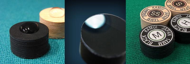 Kamui Black Cue Tip Ø14mm Soft Kamui Black Cue Tip Ø14mm Soft