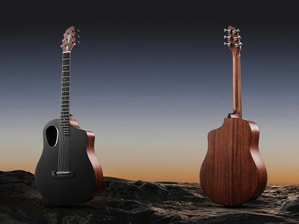 Donner RISING-G1 38" Carbon X Wood Acoustic Guitar