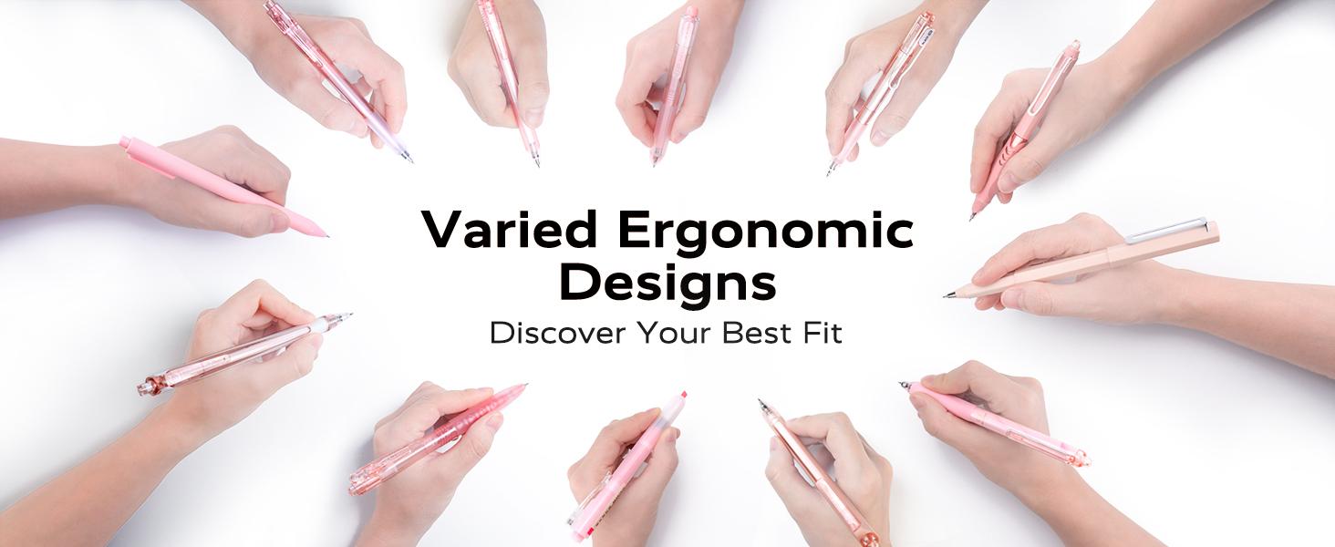 Four Candies Rose Series Gel Pens Set of 12 with 10 Black & 1 Pink Ink 0.5mm Fine Point for Smooth Writing School Office Supplies Girly Aesthetic Desk Accessories for Women Christmas Gift, Adults and Artists, Nurse Aesthetic Four Candies Rose Series Gel Pens Set of 12 with 10 Black & 1 Pink Ink 0.5mm Fine Point for Smooth Writing School Office Supplies Girly Aesthetic Desk Accessories for Women Christmas Gift, Adults and Artists, Nurse Aesthetic