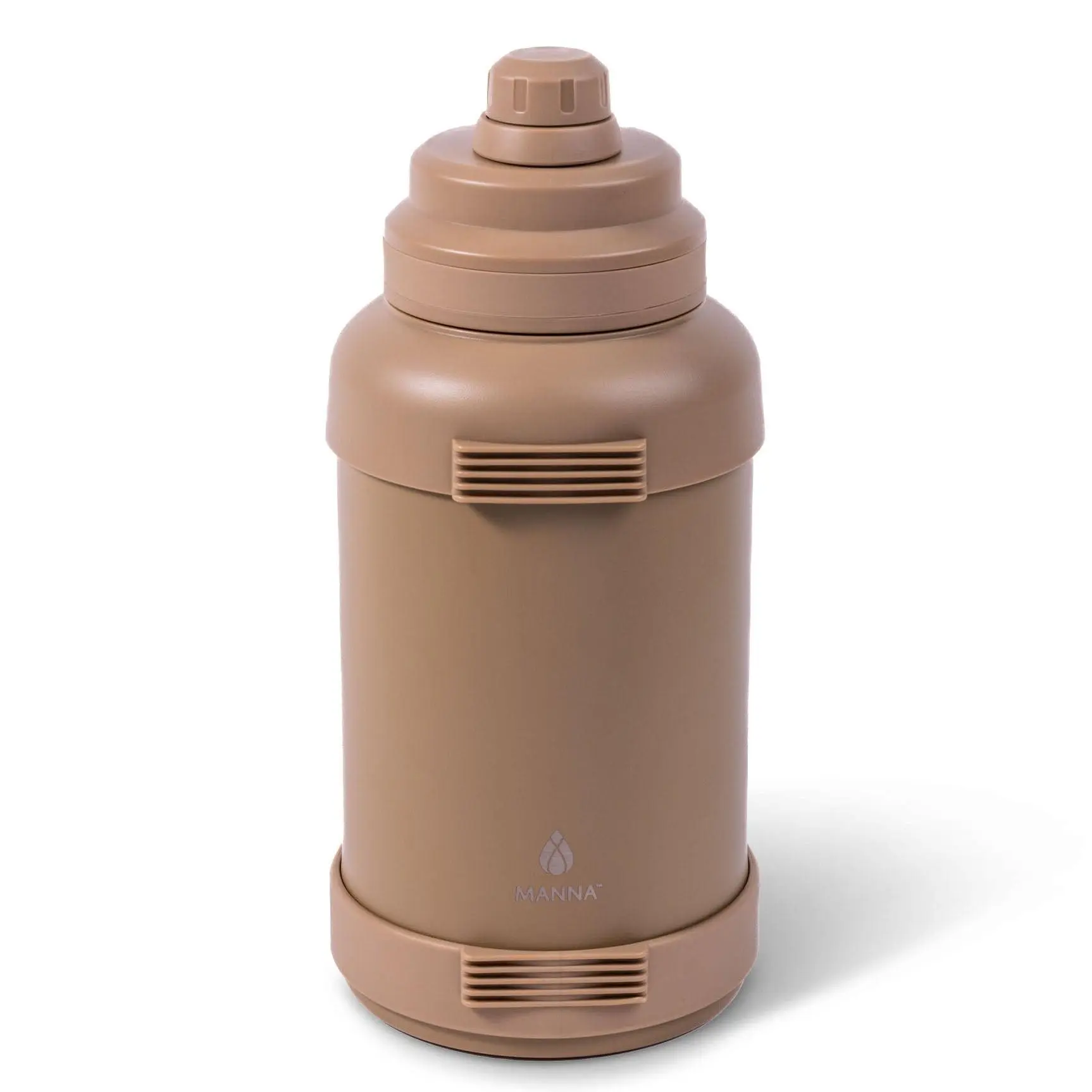 Reusable Vacuum-Insulated Water Bottle with Grip Handle, 2.3L (78 oz) Outdoor Water Bottle
