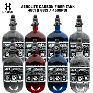 HK Army AeroLite 68ci 4500 PSI Carbon Fiber Paintball Tank