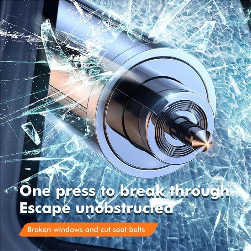 Portable Car Safety Hammer,2 in 1 Auto Emergency Glass Window Breaker & Seat Belt Cutter,Portable Steel Life-Saving Escape Tool for Vehicles