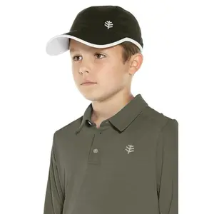 Kid's Lenny Sport Cap | Black/White