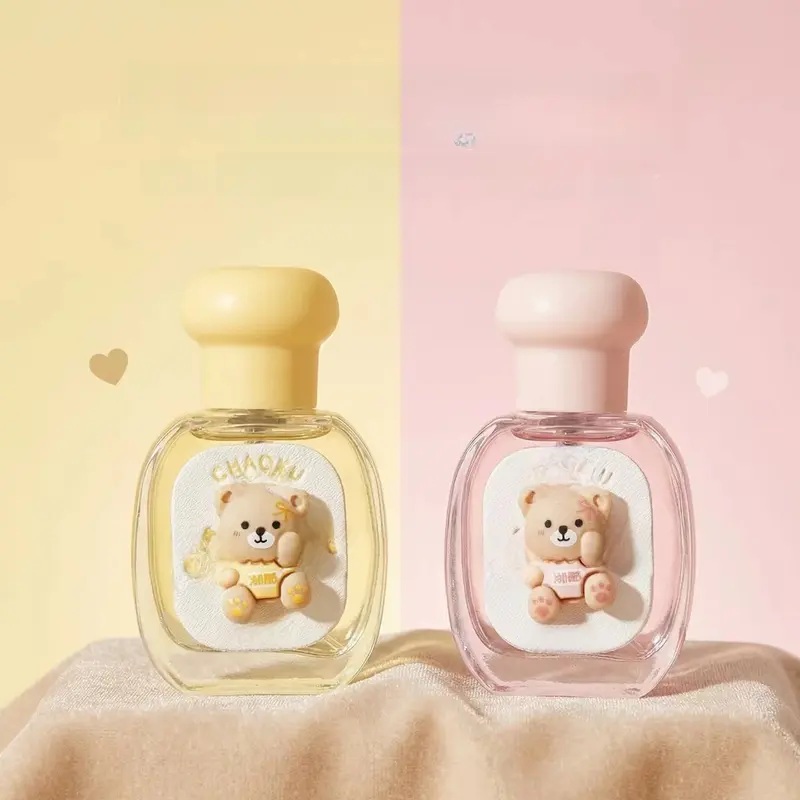 Women's Cute Bear Design Long-Lasting Fruity Fragrance Liquid Perfume - Regular Edition Daily Wear Fragrance Bottle (1 Bottle)