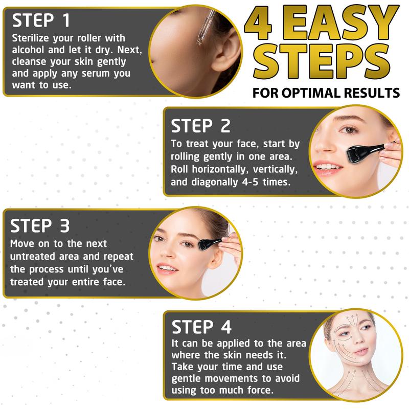 SEFUDUN Micro Dermatic Roller 0.25mm Size Open Pores Only Roller