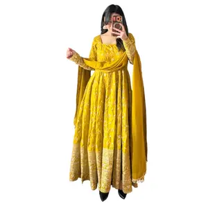 Size 38 Anarkali Set (3 peice)