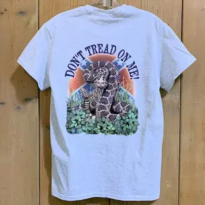 Don’t Tread On Me Confederate Shirt Southern Flag Tshirt Retro American History Pride Tee Heritage Tee Dixie Legacy Unisex T-Shirt For Summer Patriotic Oversized Graphic Streetwear Politics Classic Menswear Rebel Shirt Gift For Him Men Women