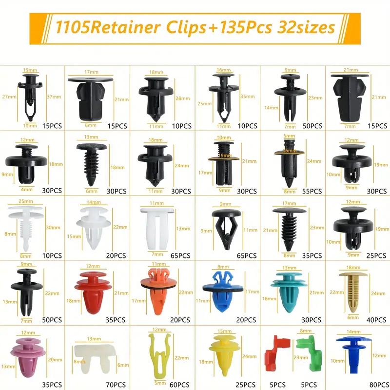 Bepatio 1240pcs Car Care Gift Set - Universal Nylon Retainer Clips & Fasteners Kit for Toyota/GM/Ford/Honda/Chevy, Auto Push Rivets with Cable Ties & Tool - Durable Car Repair Accessories Bepatio 1240pcs Car Care Gift Set - Universal Nylon Retainer Clips & Fasteners Kit for Toyota/GM/Ford/Honda/Chevy, Auto Push Rivets with Cable Ties & Tool - Durable Car Repair Accessories