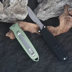 2pcs EDC Pocket Utility Knife, Paper Box Package Cutting Knife of Aluminum Alloy Handle, 20 Replaceable Blades for Office Business Daily Use and Gifts