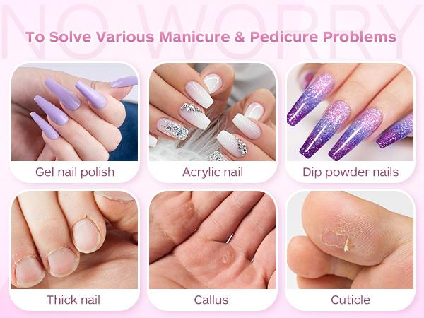 COSLUS Professional Electric Nail Drill Kit - Cordless Rechargeable with 6 Bits & 60 Sanding Bands for Acrylic Gel Nails - Lightweight Portable for DIY Manicure Pedicure - Quiet Low Heat Design - Ideal for Home Salon Use