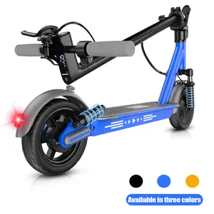 Electric Scooter V9 Pro with Front & Rear Suspension,10''Solid Tire,Top Speed 19MPH,350W Motor,E Scooter with 36V 10.4AH,Foldable