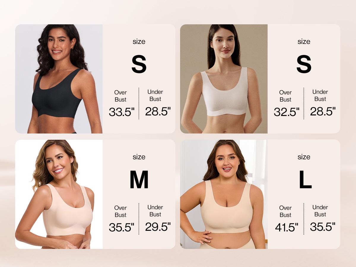 ubras Seamless Bras for Women Full Coverage Wireless Bralette Widen Straps Side Comfortable Breathable Smooth Pull On Bras Smart Size Fabric Stretchy Minimalist Basic Nude Lightweight Womenswear Soft Everyday Bra #Spring Statements ubras Seamless Bras for Women Full Coverage Wireless Bralette Widen Straps Side Comfortable Breathable Smooth Pull On Bras Smart Size Fabric Stretchy Minimalist Basic Nude Lightweight Womenswear Soft Everyday Bra #Spring Statements