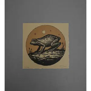 Frog Moon - High-Quality Print
