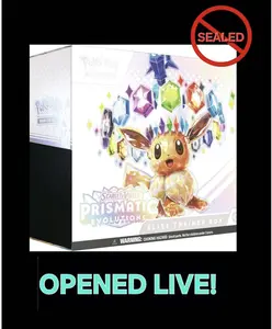 Prismatic Evolutions elite trainer box TCG