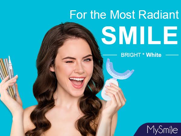 MySmile Flagship Version Whitening Kit with 28x LED Light w/ 35% CP