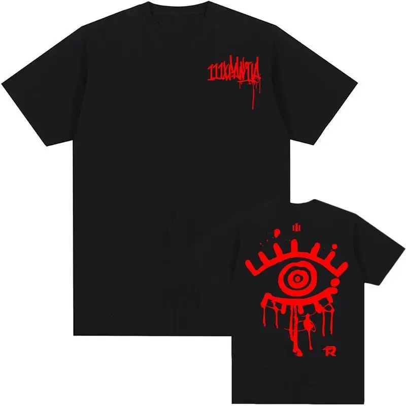 Album 111XPANTIA Fuerza Regida Tshirt Grunge Hip Hop Unisex Streetwear Casual Short Sleeve Tee Organic Cotton Round Neck Universal Fit for Men Women Clothes