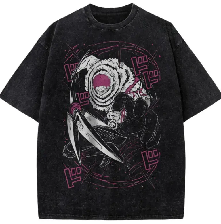 Charlotte Katakuri Shirt, Anime Clothing, Katakuri Manga Apparel, OP Shirt, Gift For Anime Fans, Anime Loves Unisex Cotton Crewneck T-Shirt Menswear Womenswear Streetwear Top
