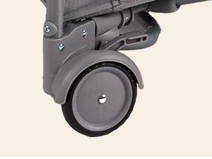 JOYMOR 9 in 1 Bedside Bassinet with Changing Table, Pack and Play with Bassinet, Convert to Rocking Baby Bed with Electric Music Center, Mosquito Net, Toy, Storage