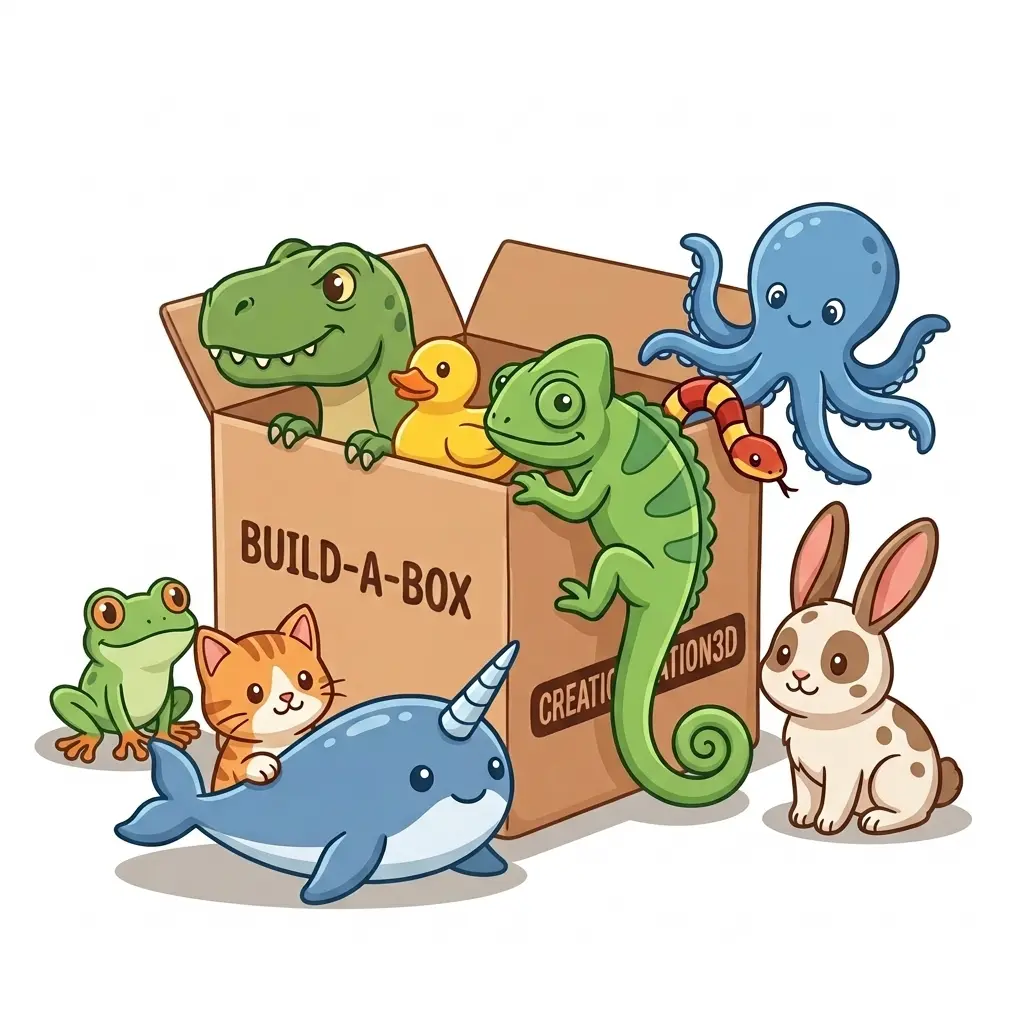 Build-A-Box – Choose Your Own 3D Printed Mini Prints