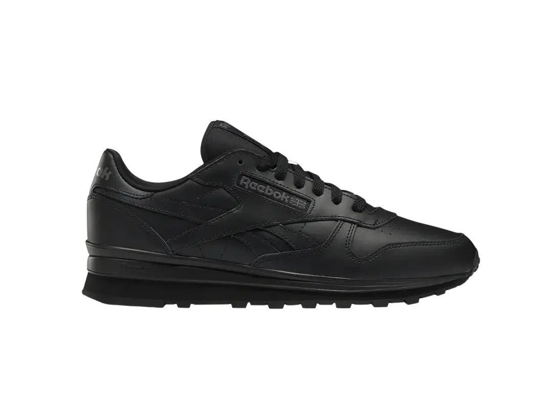 REEBOK MENS BLACK SNEAKER 100046160 CLASSIC LEATHER CLIP GX9728