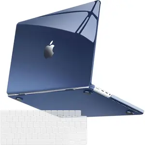 MOSISO Compatible with MacBook Pro 14 inch Case 2025-2021 M5 M4 M3 M2 M1 A3434 A3112 A3185 A3401 A2918 A2992 A2779 A2442, Surpass Natural Beauty Protective Hard Shell&Keyboard Cover, Crystal Midnight