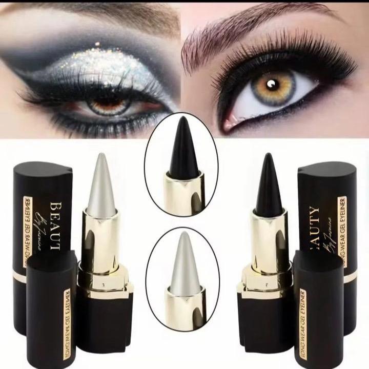 Eyeliner Gel Liner with Precise Tip for Bold Defined Eyes Black Long-lasting Makeup Cosmetic