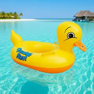 Swim Ring Comfortable Auspicious Rain Adorable Inflatable Rubber Duck Pool Float Perfect 2-in-1 Water Toy for Toddlers Secure Baby Bathtub Seat Fun Swimming Pool Boat Ideal for Beach Games Summer Parties Float with Donuts Heart-Shaped floater Donut chair