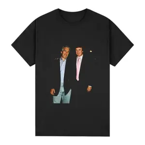 Retro 1997 Vintage American T Shirt Featuring Epstein Trump Graphic