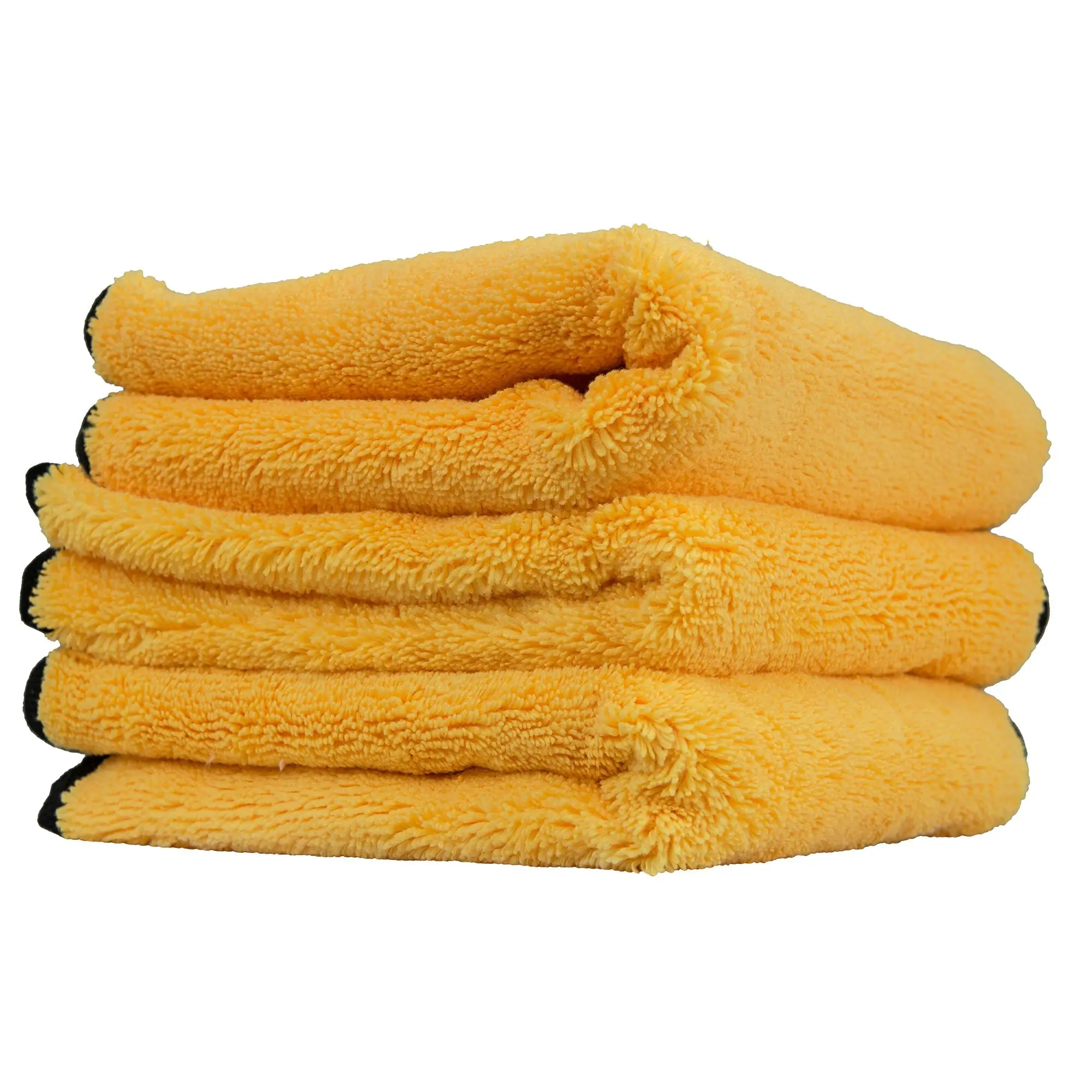 Chemical Guys Professional Grade Dual-Sided Microfiber Car Wash Towels - Ultra-Soft, Lint-Free, Silky-Edged Towels for Cars, Scratch-Free Paint Care & Detailing Cleaning Cloths, Car Wash Towel