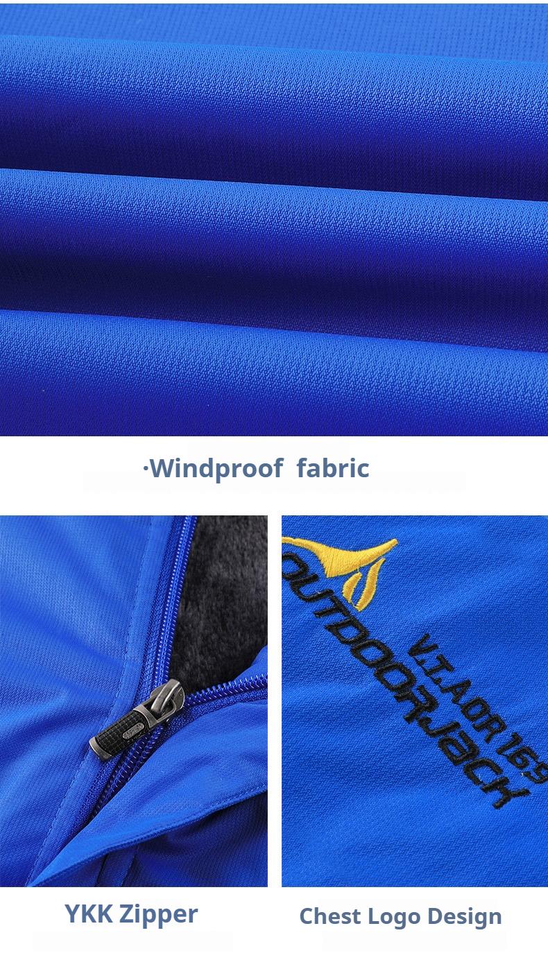 Men's Warm Fleece Outdoor Mountain Hooded Winter Jacket Windproof & Warm Fleece Lined Regular Fit Casual Long Sleeve Front Zipper Coat with Pockets Suitable for Autumn and Winter