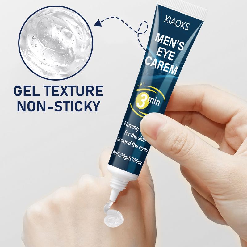 ROZINO MEN'S Eye Cream for Dark Circles & Puffiness - Anti-Aging Formula with Vitamin C Reduces Eye Bags Wrinkles Fine Lines 20g