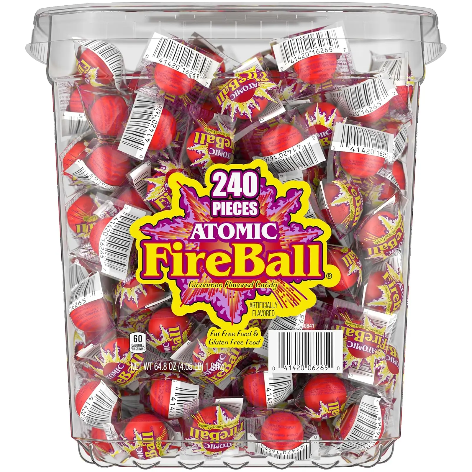 Atomic Fireball, Candy, Cinnamon Flavor, Individually Wrapped, 7.5 g (240 ct) Happy Mother’s Day