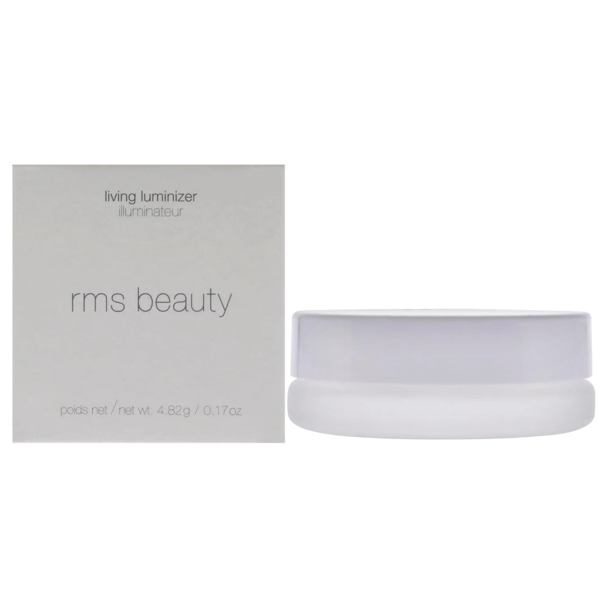 RMS Beauty Living Luminizer Women's Compact Highlighter - 0.17 oz, for Daily Face Makeup, Delivers Natural Glow